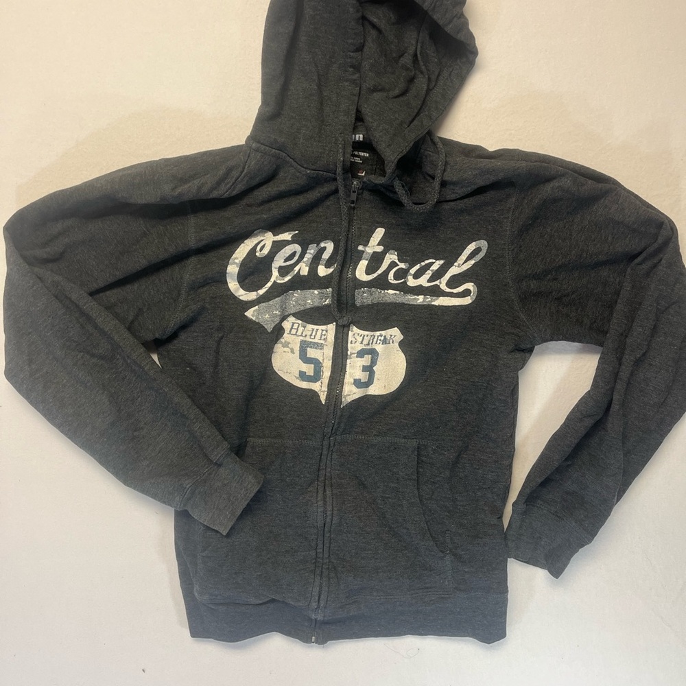 Urban Pipeline Dark Gray Zip-Up Hoodie